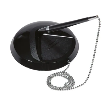 PENNA CON CATENINA BASE ADESIVA PLASTICA LEBEZ     1710