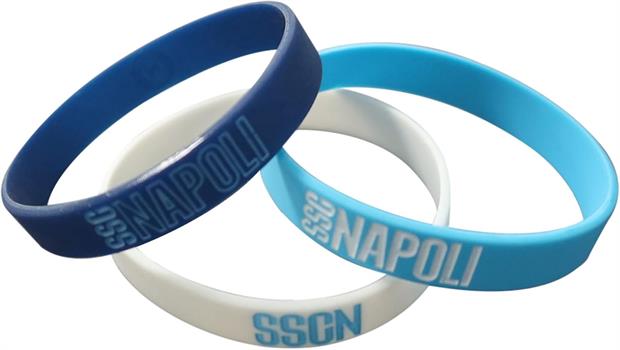 SET BRACCIALETTI SILICONE NAPOLI 3PZ NA1253