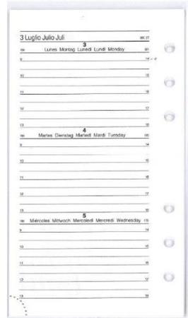 RICAMBIO INTERNO AGENDA SETT. 2026 INTEMPO 9.5X17CM 5034WS21