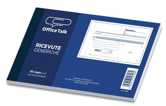 BLOCCO RICEVUTA GENERICA 17X10 OFFICETALK 11051