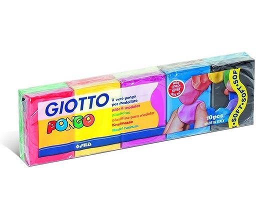 PLASTILINA GIOTTO PONGO 500G ASS. 510800 605000