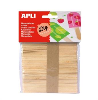 BASTONCINI IN LEGNO 50PZ APLI 13063