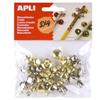 CAMPANELLE ORO E ARGENTO 40PZ APLI 16833