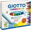GIOTTO PENNARELLI TURBO MAXI DA 24 COLORI 455000