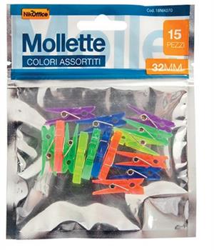 MOLLETTE PLASTICA COLORATE MM.32 18NIK070