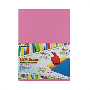 FOGLI GOMMA EVA A4 ASSORTITI  23NIK130