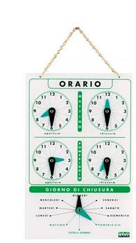 CARTELLO ORARIO CON CATENELLA LEBEZ 4506