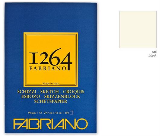 BLOCCO SCHIZZI FABRIANO A4 COLLATO 90GR      19100632