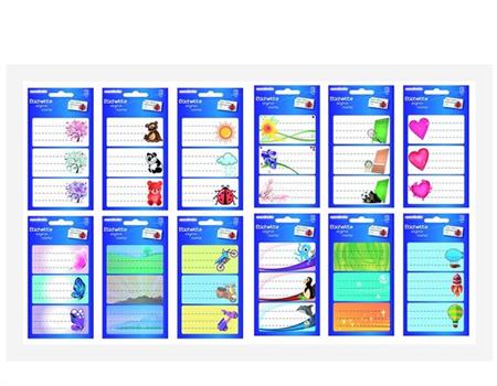 ETICHETTE SEGNANOME 3FG NIKOFFICE ASS. 42NIK138