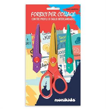 BLISTER FORBICI BIMBI SET 3 DENTATURE NIKOFFICE 14NIK015