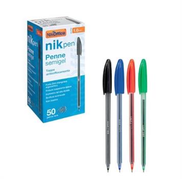 PENNA NIKOFFICE SEMIGEL BLU 50PZ  20NIK245