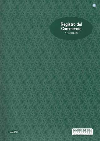 REGISTRO COMMERCIALE BENI USATI 31X24,5CM    0705