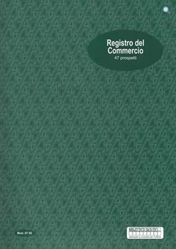REGISTRO COMMERCIALE BENI USATI 31X24,5CM    0705