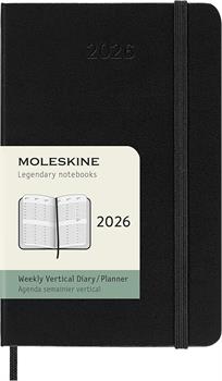 AGENDA MOLESKINE SETTIMANALE VERTICALE A6 NERO