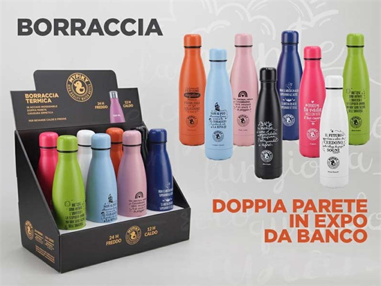 BORRACCIA MYPIKY AFORISMI TERMICA 500ML ASS.      MPAS03