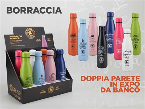 BORRACCIA MYPIKY AFORISMI TERMICA 500ML ASS.      MPAS03