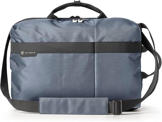 BORSA BI-BAG JOB IN TESSUTO BLU  9235JBL32