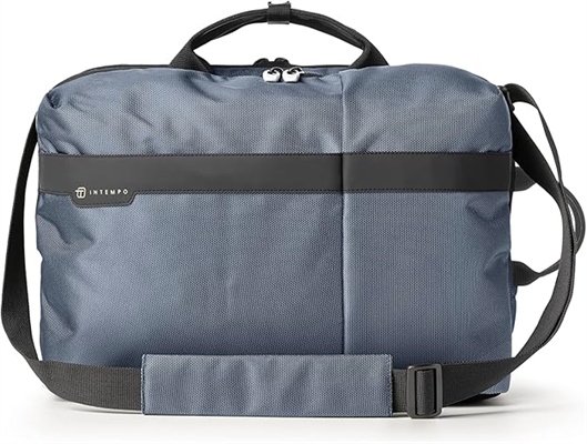 BORSA BI-BAG JOB IN TESSUTO BLU  9235JBL32