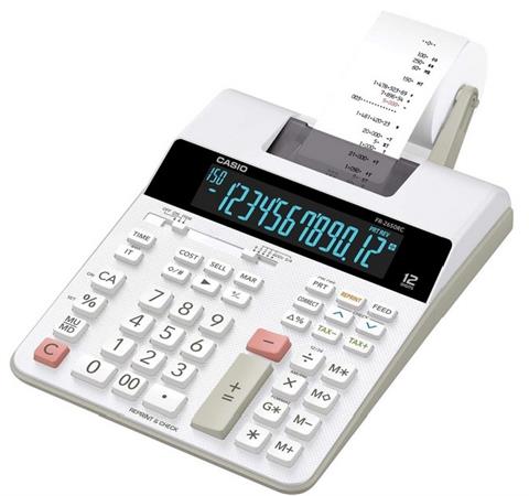 CALCOLATRICE SCRIVENTE CASIO BIANCO  FR-2650RC
