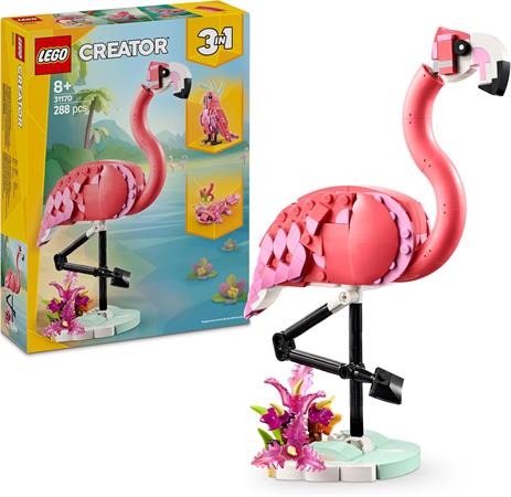 LEGO CREATOR 3IN1 FENICOTTERO ROSA              31170