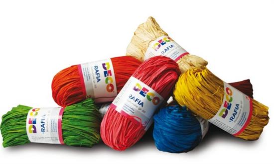 RAFIA DECO ASSORTITA 10PZ 50GR  04775