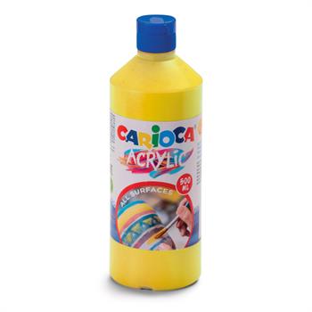 TEMPERA ACRILICA 500ML CARIOCA GIALLO       40432/03