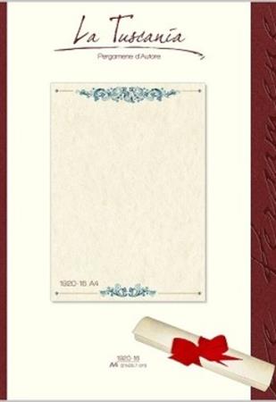 DIPLOMI PERGAMENA A4 LA TUSCANIA    1920-16