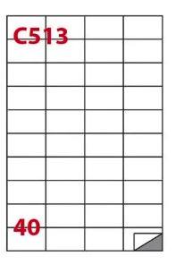 ETICHETTE ADESIVE 52X30MM C513 TOP QUALITY