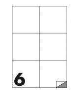 ETICHETTE ADESIVE 105X99 C540 BIANCHE TOP QUALITY