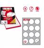 ETICHETTE ADESIVE ROTONDE A4 R310 D.60MM MARKIN
