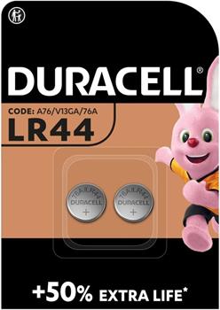 BATTERIE A MONETA DURACELL LR44 2PZ