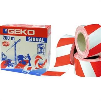 NASTRO SEGNALETICO ROSSO/BIANCO     200MT 8002020011