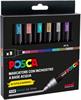 UNI POSCA METAL 8PZ            MPC5MM8P