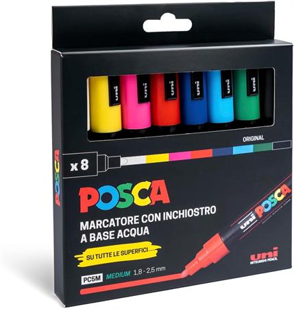 UNIPOSCA PC-5M ASS. 8PZ             MPC5M8P