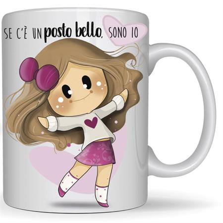 TAZZA BUBINA FRASE CROMO  BU9183