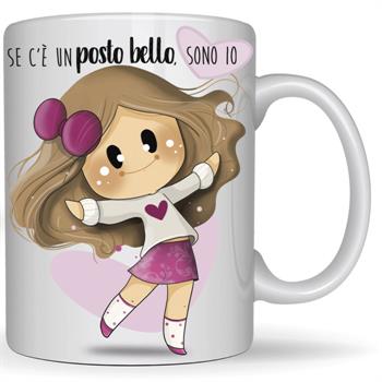 TAZZA BUBINA FRASE CROMO  BU9183