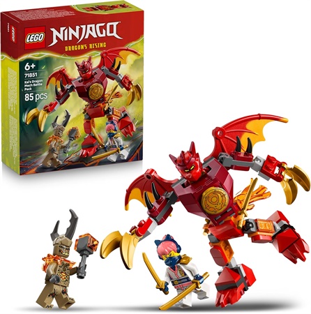 LEGO NINJAGO MECH DRAGO ROSSO 71851