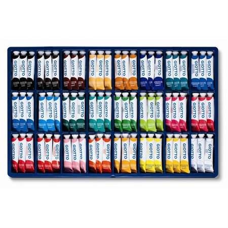 ESP.VETRINA TUBI TEMPERA GIOTTO 12ML TUBO 4    352500