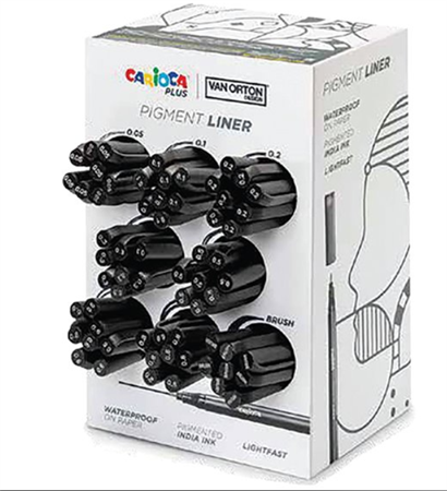 ESP.CARIOCA PLUS PIGMENT LINER 8 PUNTE 64 PZ.    55305