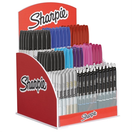 ESP.MARCATORI SHARPIE PUNTA FINE+PENNE GEL 144PZ           2204089