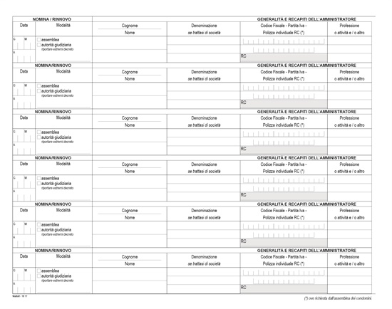 REGISTRO NOMINA E REVOCA AMMINISTRATORI   1817