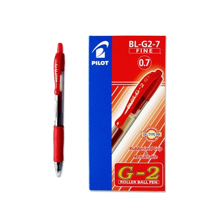 PENNA GEL PILOT G-2 ROSSO BL-G2-7 1522