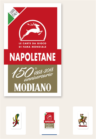 CARTE DA GIOCO NAPOLETANE MODIANO 300043