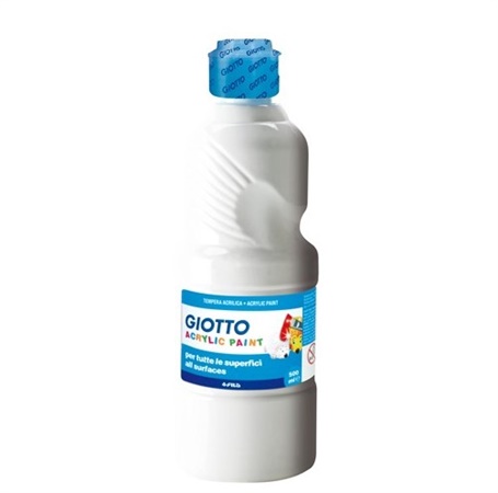 GIOTTO TEMPERA ACRILICA BIANCO 500ML 533701