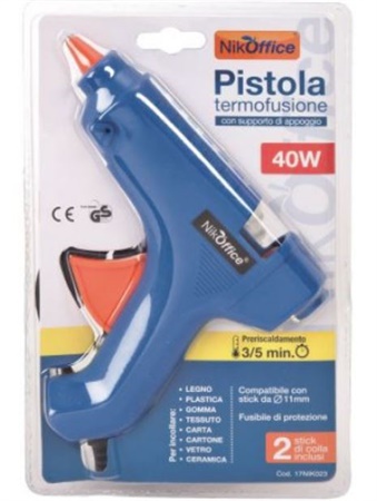 PISTOLA PER COLLA A CALDO NIKOFFICE 40W  17NIK023