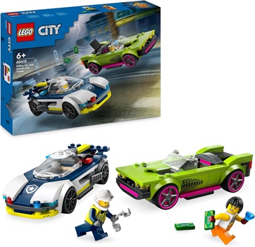 LEGO CITY INSEGUIMENTO DELLA MACCHINA DA CORSA 60415