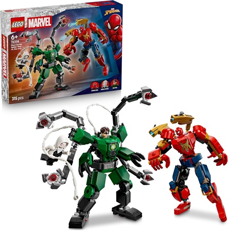 LEGO MARVEL MECH SPIDERMAN VS OCTOPU 76338