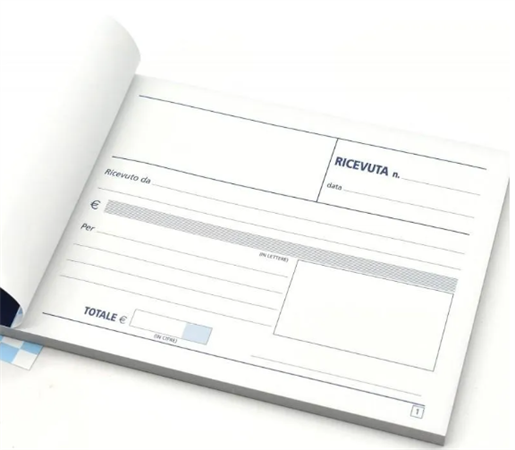 BLOCCO RICEVUTE GENERICA 33X3 COPIE 1606