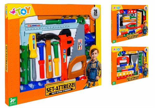 SET ATTREZZI DA LAVORO 26PZ 41348