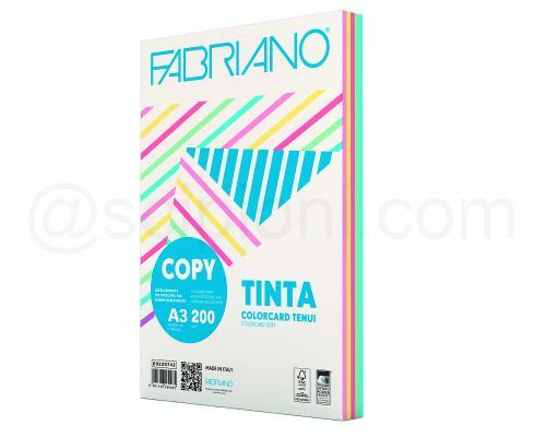 CARTA FOTOCOPIE A3 200G COLORI TENUI FABRIANO 20FFX5C 19100820